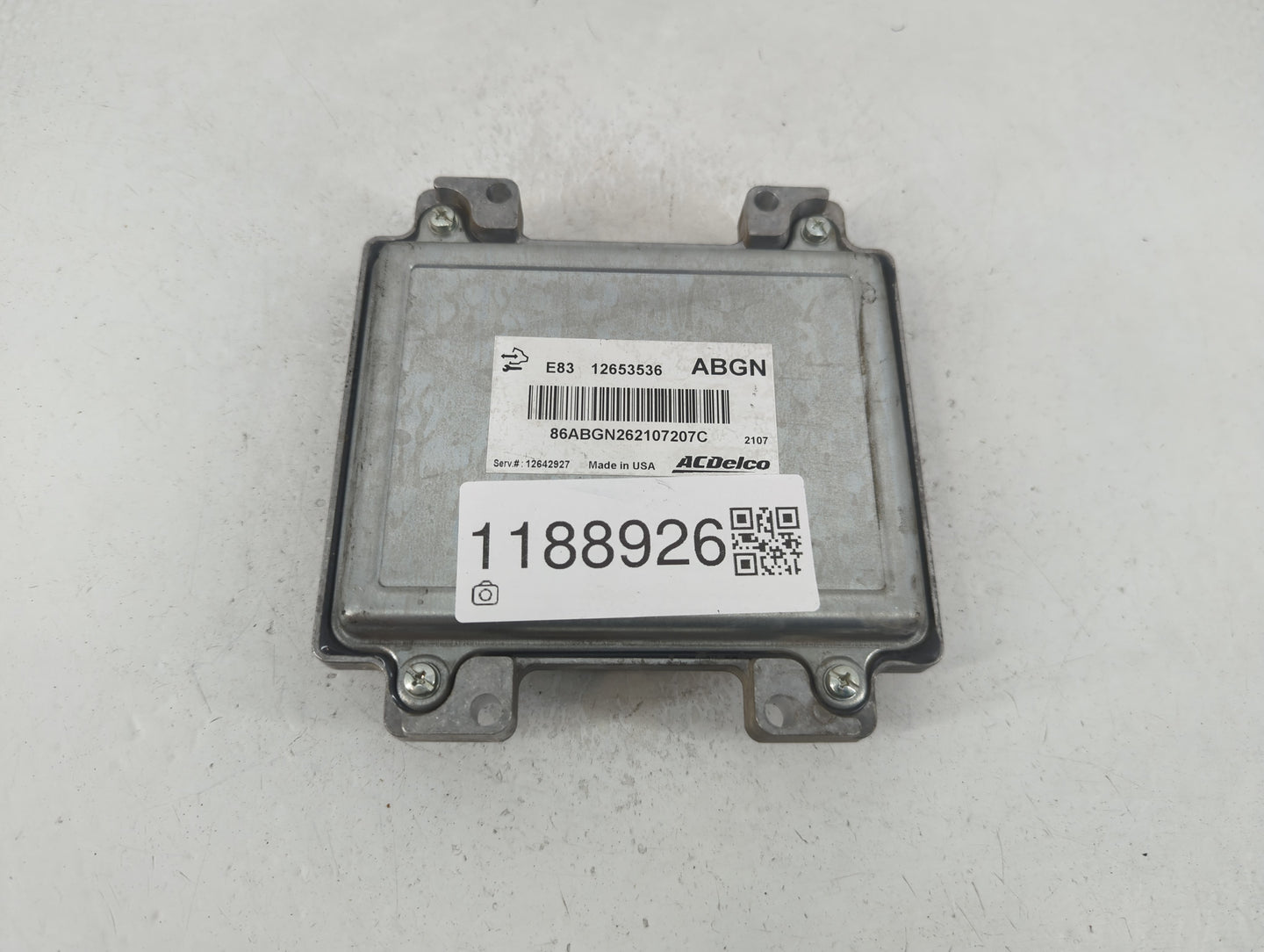 2012 Chevrolet Sonic PCM Engine Control Computer ECU ECM PCU OEM P/N:12653536 E83 12653536 Fits Fits 2009 2010 2011 2013 201
