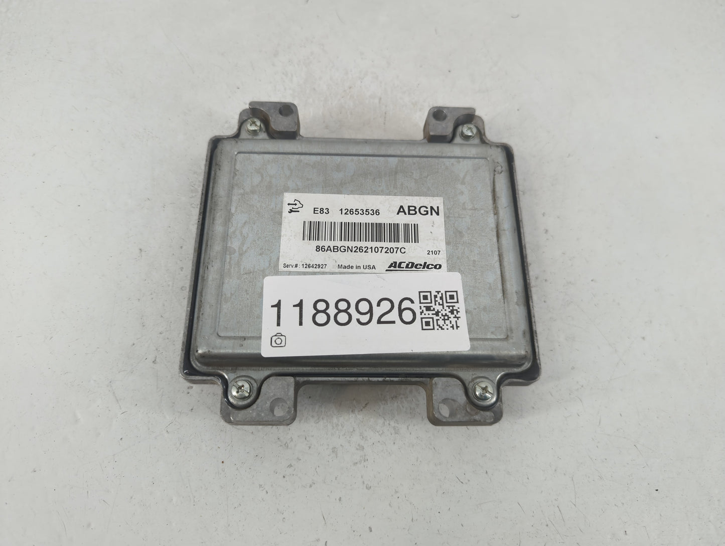 2012 Chevrolet Sonic PCM Engine Control Computer ECU ECM PCU OEM P/N:12653536 E83 12653536 Fits Fits 2009 2010 2011 2013 201