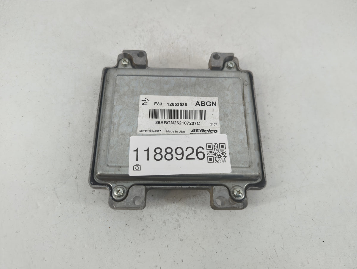 2012 Chevrolet Sonic PCM Engine Control Computer ECU ECM PCU OEM P/N:12653536 E83 12653536 Fits 2009 2010 2011 2013 2014 OEM
