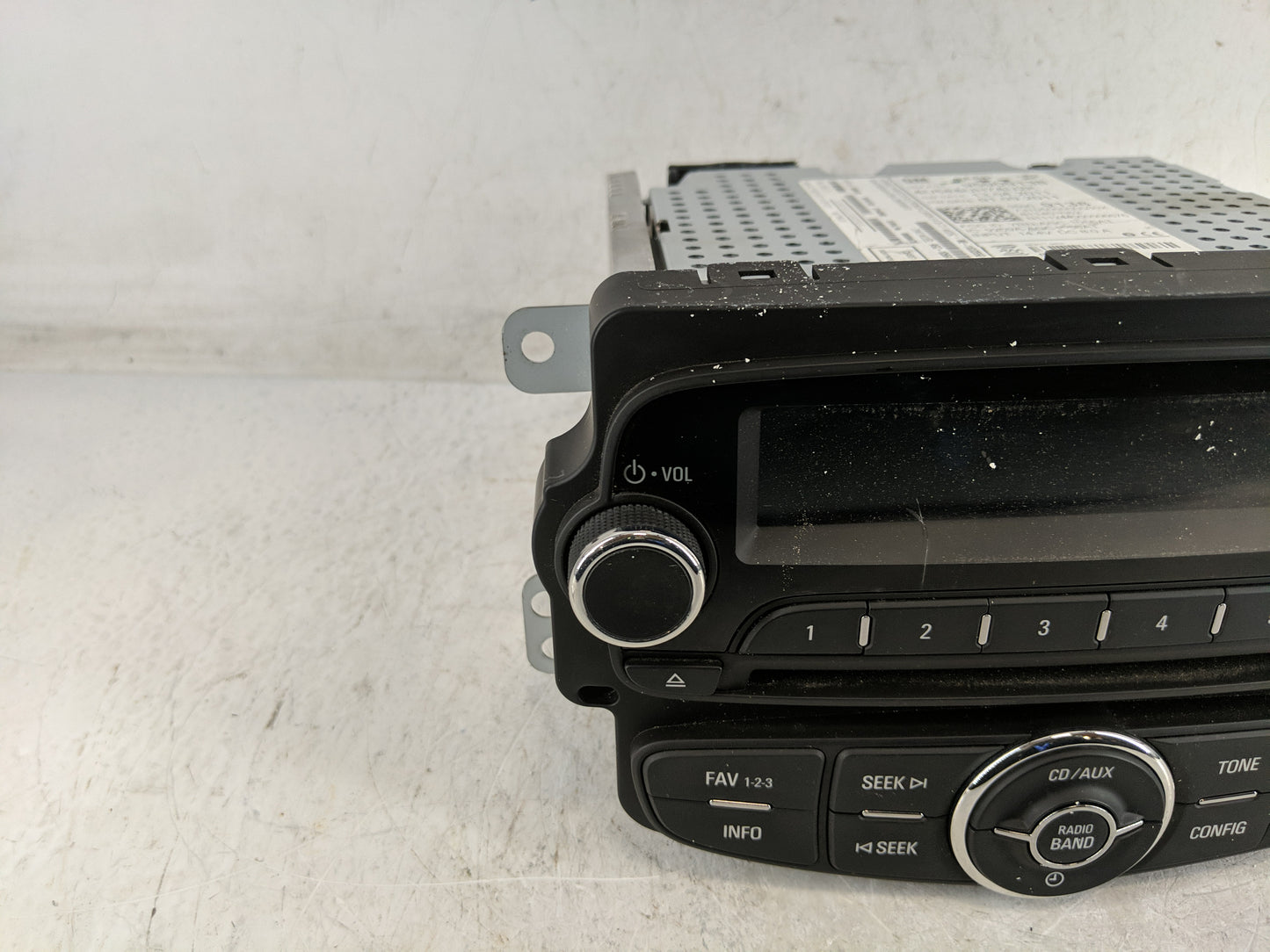 2012 Chevrolet Sonic Radio AM FM Cd Player Receiver Replacement P/N:95909138 Fits OEM Used Auto Parts - Oemusedautoparts1.co