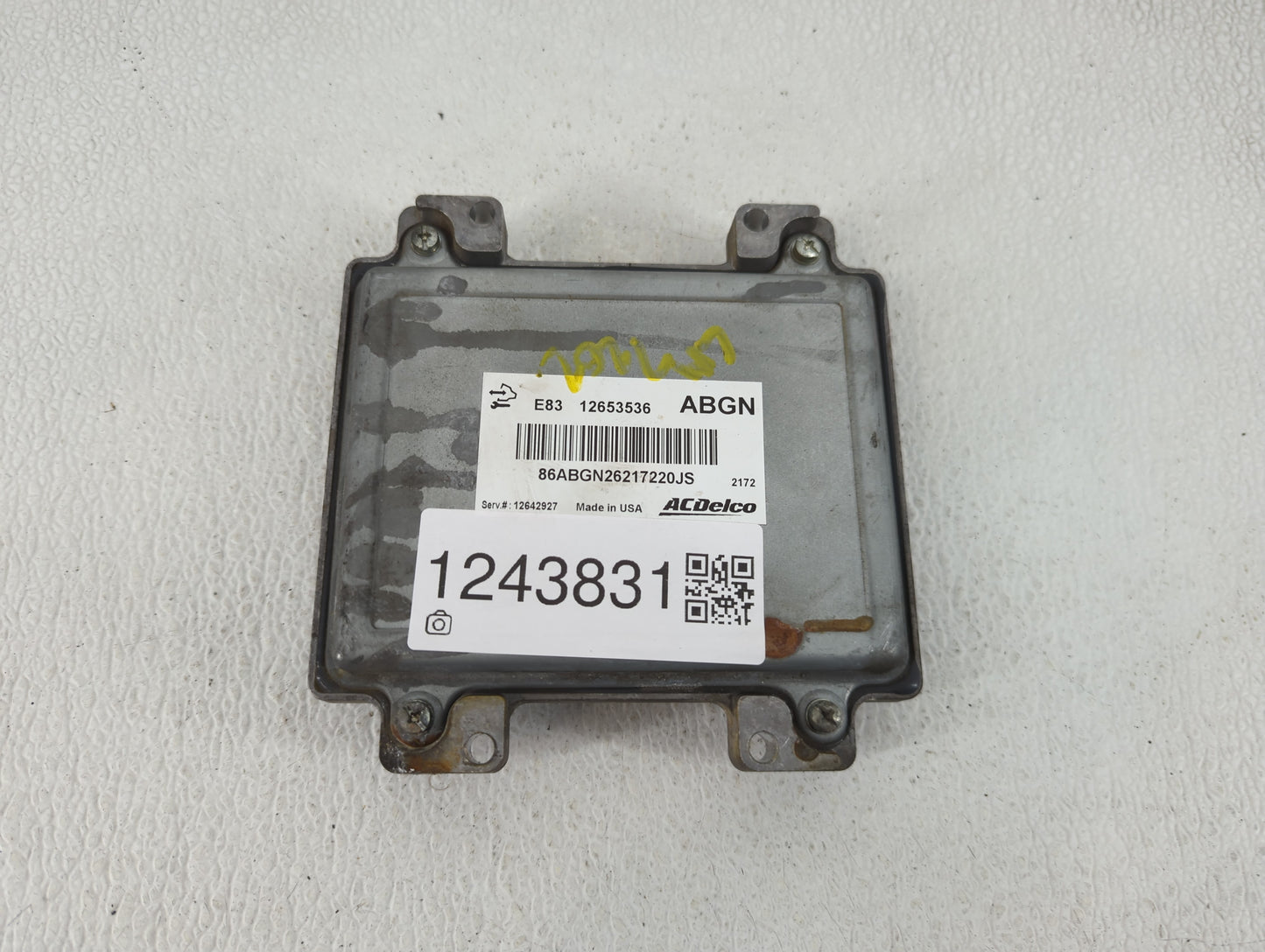 2012 Chevrolet Sonic PCM Engine Control Computer ECU ECM PCU OEM Fits Fits 2009 2010 2011 2013 2014 OEM Used Auto Parts - Oe