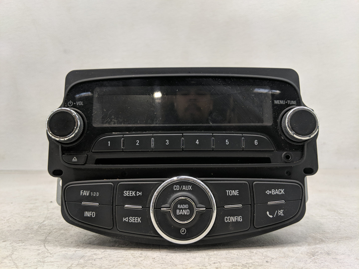 2012 Chevrolet Sonic Radio AM FM Cd Player Receiver Replacement P/N:95179057 Fits OEM Used Auto Parts - Oemusedautoparts1.co