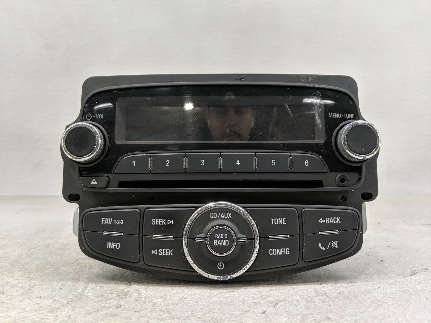 2012 Chevrolet Sonic Radio AM FM Cd Player Receiver Replacement P/N:95179057 Fits OEM Used Auto Parts - Oemusedautoparts1.co