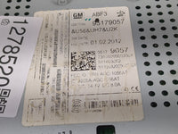 2012 Chevrolet Sonic Radio AM FM Cd Player Receiver Replacement P/N:95179057 Fits OEM Used Auto Parts - Oemusedautoparts1.co