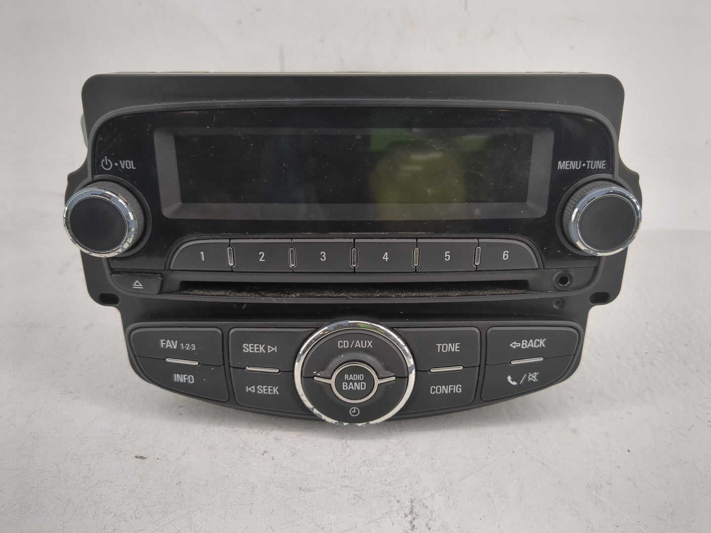 2012 Chevrolet Sonic Radio AM FM Cd Player Receiver Replacement P/N:95179057 Fits OEM Used Auto Parts - Oemusedautoparts1.co