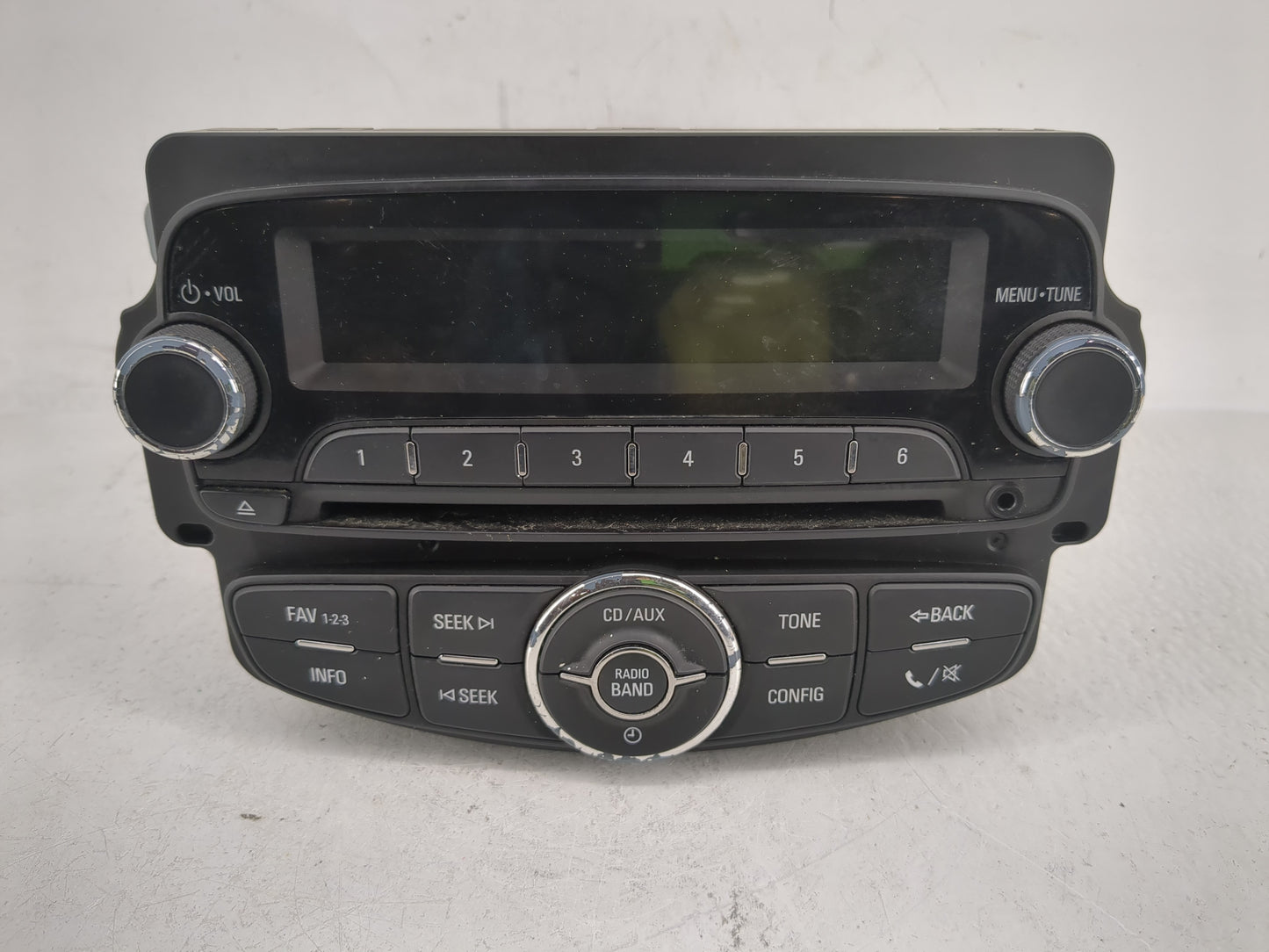2012 Chevrolet Sonic Radio AM FM Cd Player Receiver Replacement P/N:95179057 Fits OEM Used Auto Parts - Oemusedautoparts1.co