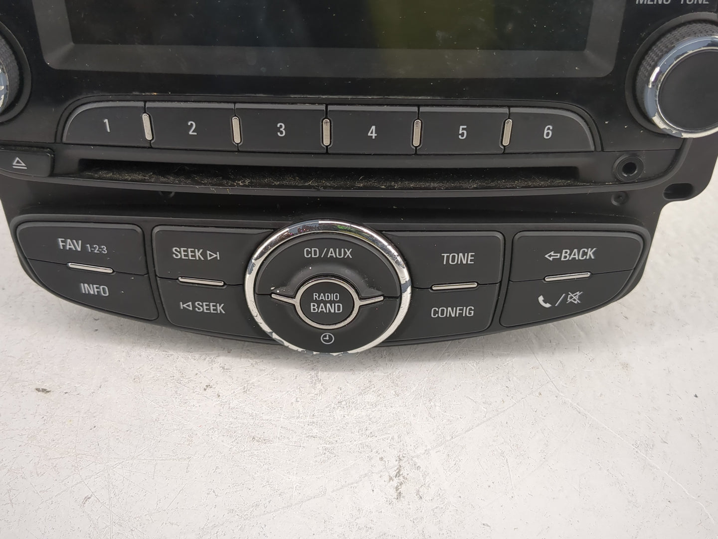 2012 Chevrolet Sonic Radio AM FM Cd Player Receiver Replacement P/N:95179057 Fits OEM Used Auto Parts - Oemusedautoparts1.co