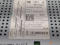 2012 Chevrolet Sonic Radio AM FM Cd Player Receiver Replacement P/N:95179057 Fits OEM Used Auto Parts - Oemusedautoparts1.co