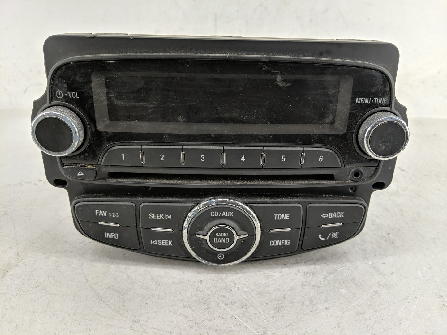 2012 Chevrolet Sonic Radio AM FM Cd Player Receiver Replacement P/N:95179057 Fits OEM Used Auto Parts - Oemusedautoparts1.co