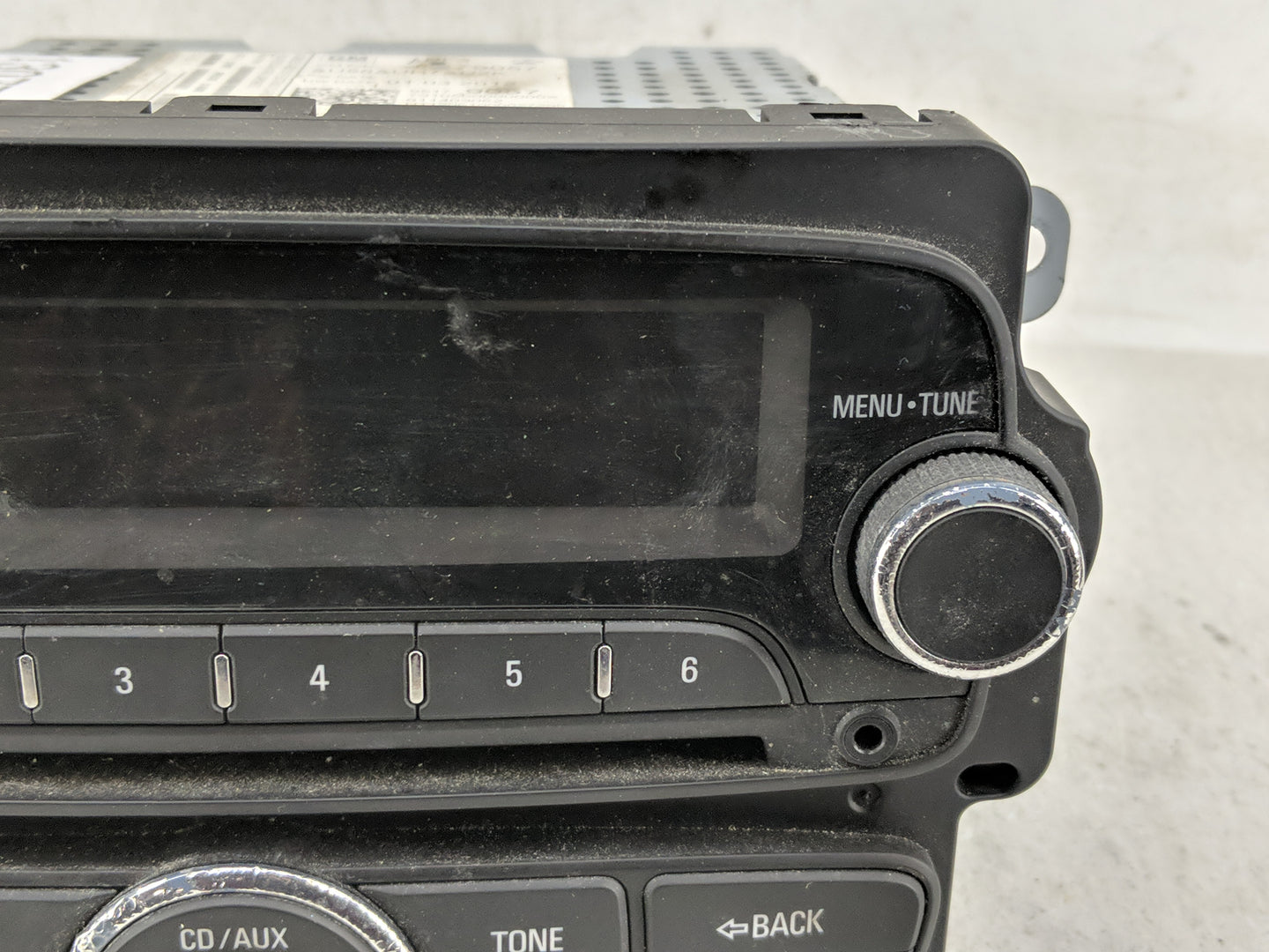 2012 Chevrolet Sonic Radio AM FM Cd Player Receiver Replacement P/N:95179057 Fits OEM Used Auto Parts - Oemusedautoparts1.co