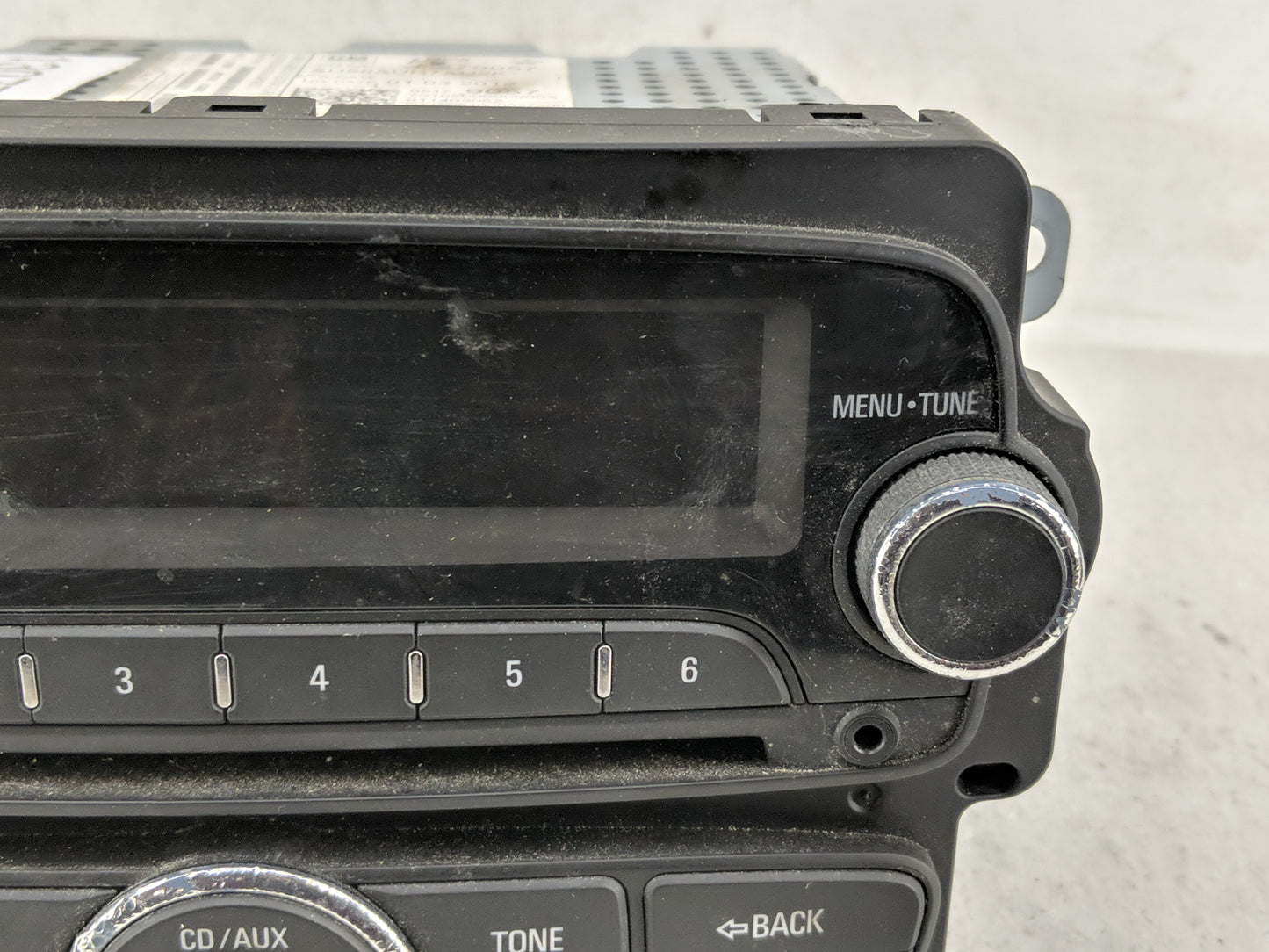 2012 Chevrolet Sonic Radio AM FM Cd Player Receiver Replacement P/N:95179057 Fits OEM Used Auto Parts - Oemusedautoparts1.co
