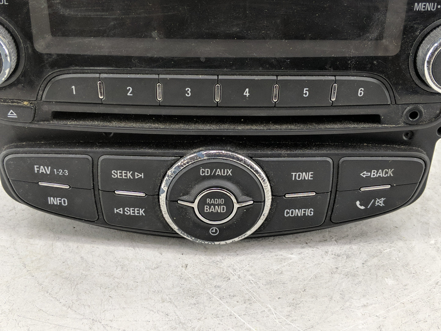 2012 Chevrolet Sonic Radio AM FM Cd Player Receiver Replacement P/N:95179057 Fits OEM Used Auto Parts - Oemusedautoparts1.co