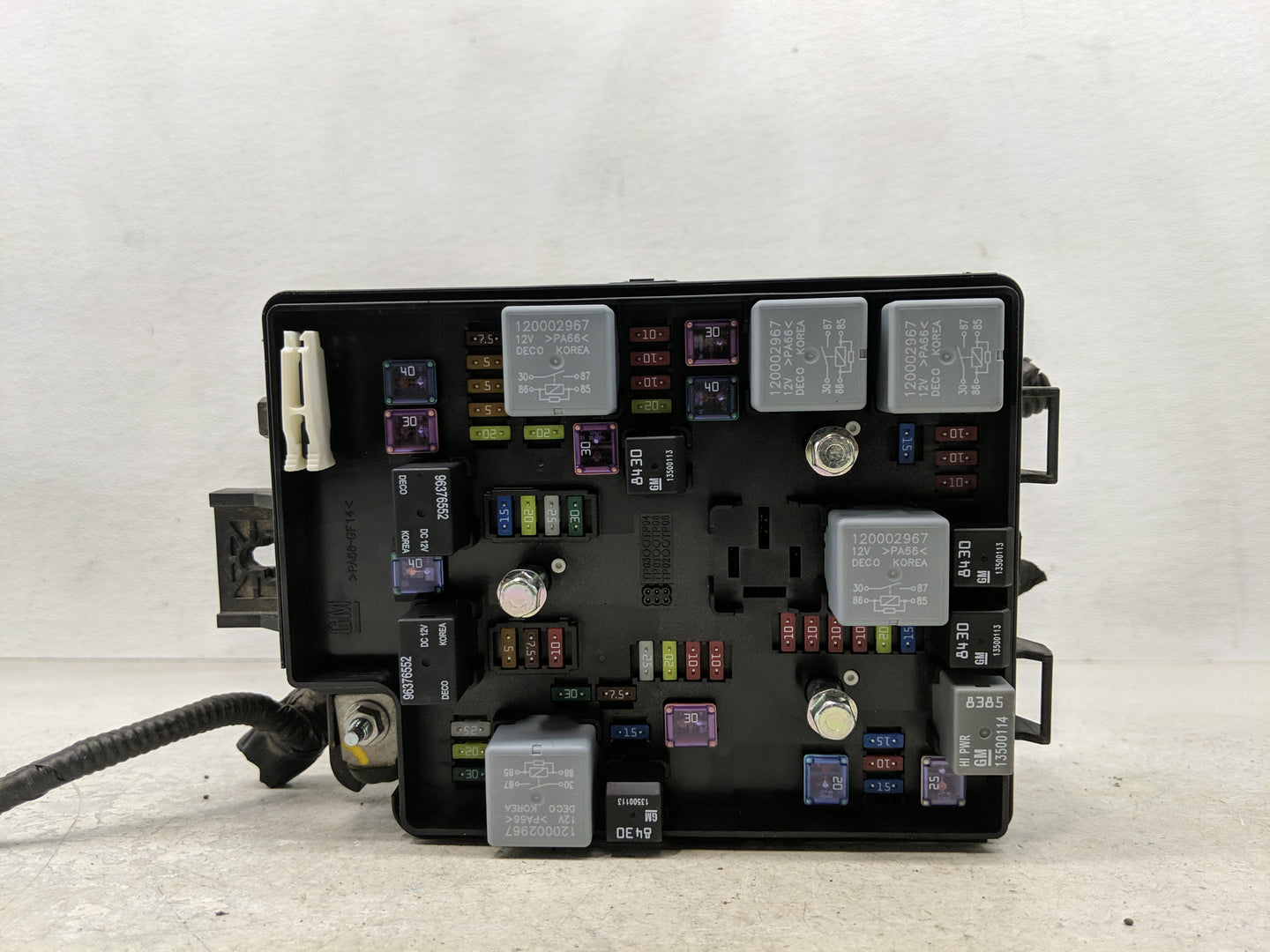 2014-2016 Chevrolet Sonic Fusebox Fuse Box Panel Relay Module P/N:95462804 95462803 Fits Fits 2014 2015 2016 OEM Used Auto P