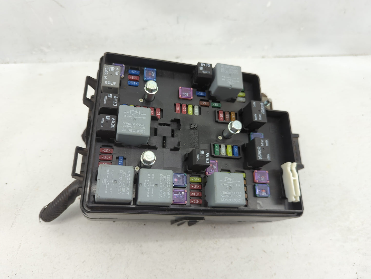 2012-2013 Chevrolet Sonic Fusebox Fuse Box Panel Relay Module P/N:95092974 Fits Fits 2012 2013 OEM Used Auto Parts - Oemused