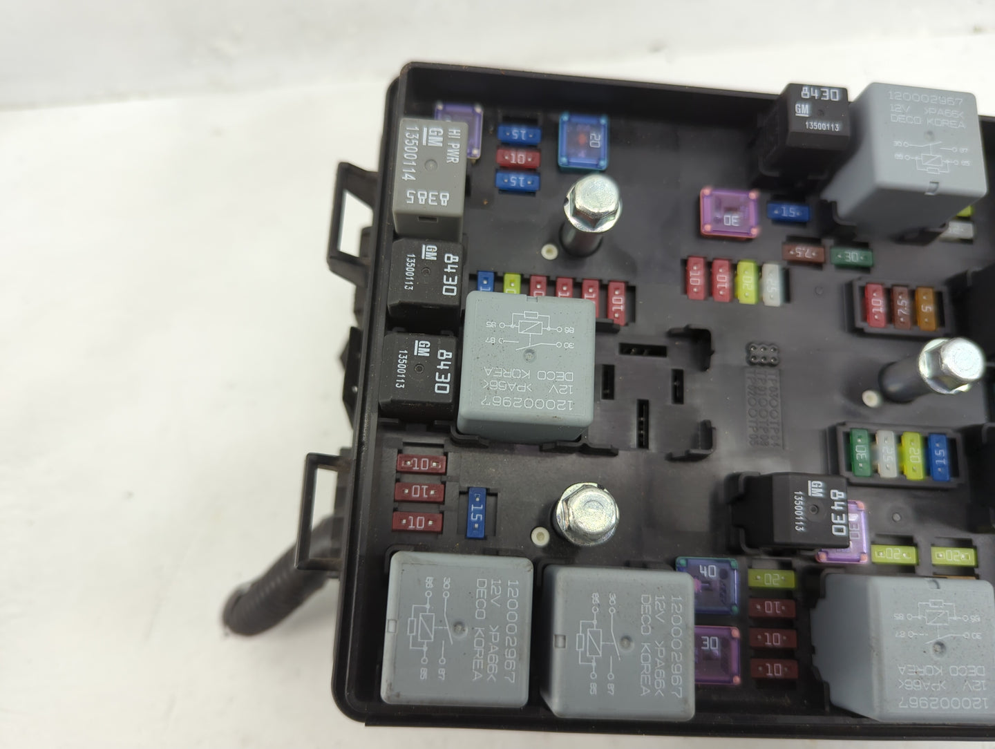 2012-2013 Chevrolet Sonic Fusebox Fuse Box Panel Relay Module P/N:95092974 Fits Fits 2012 2013 OEM Used Auto Parts - Oemused