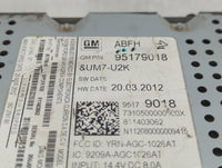 2012 Chevrolet Sonic Radio AM FM Cd Player Receiver Replacement P/N:811403062 95179018 Fits OEM Used Auto Parts - Oemusedaut