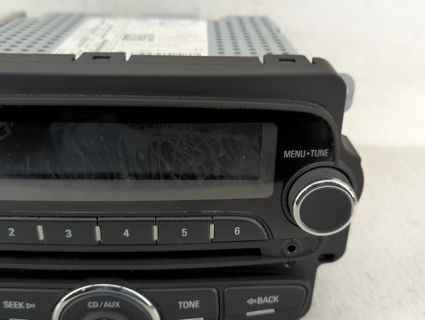 2012 Chevrolet Sonic Radio AM FM Cd Player Receiver Replacement P/N:95179051 Fits OEM Used Auto Parts - Oemusedautoparts1.co