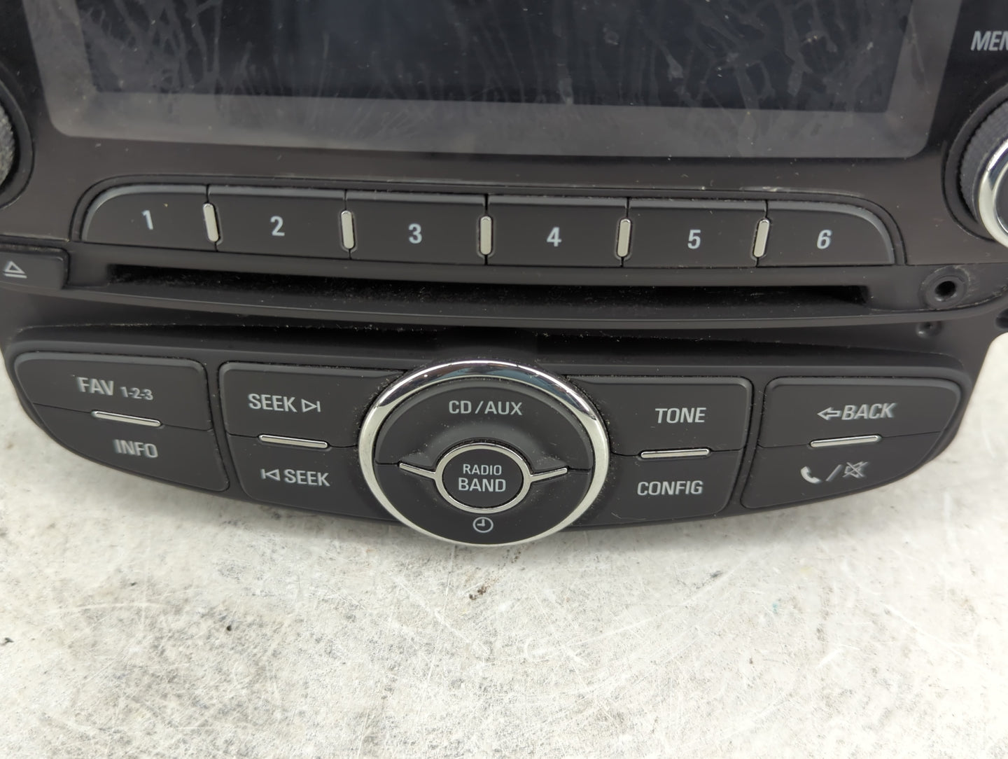 2012 Chevrolet Sonic Radio AM FM Cd Player Receiver Replacement P/N:95179051 Fits OEM Used Auto Parts - Oemusedautoparts1.co