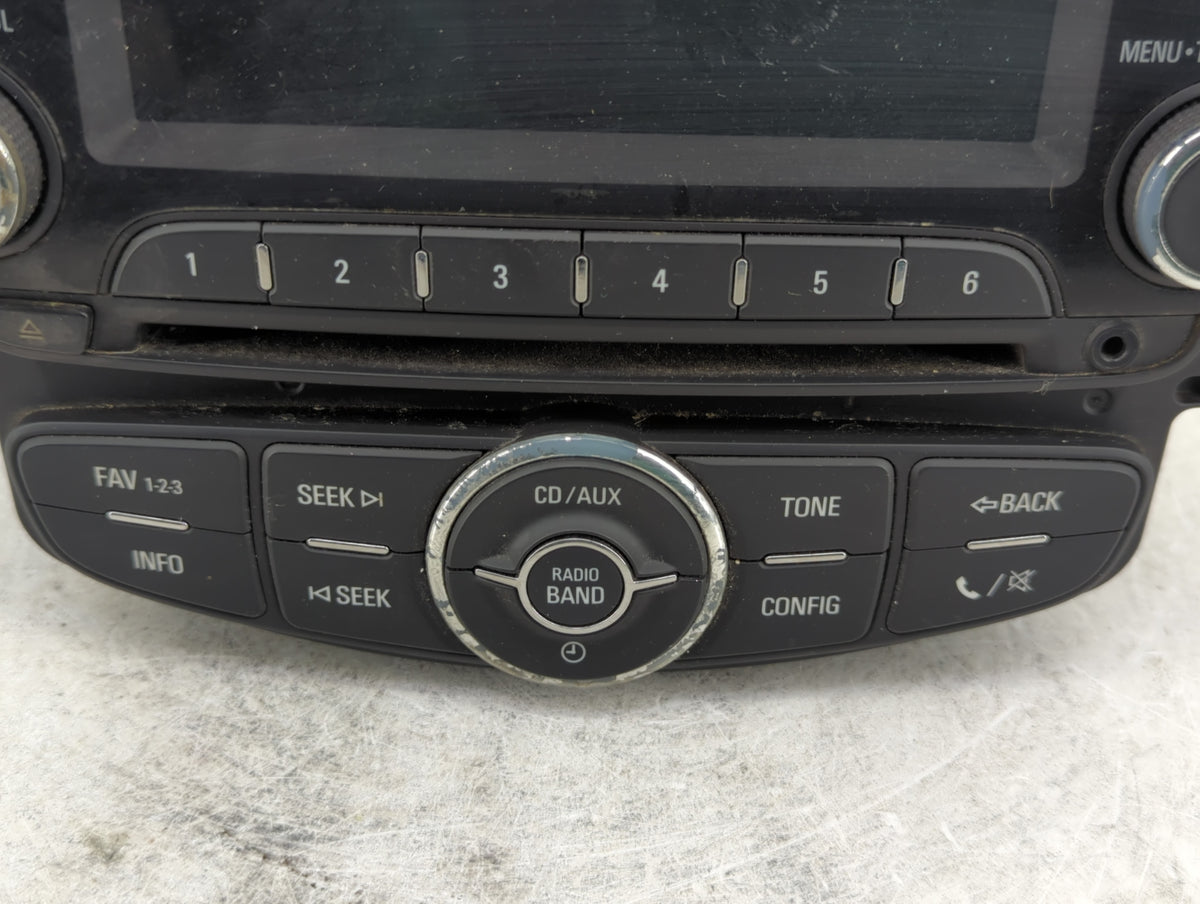 2012 Chevrolet Sonic Radio AM FM Cd Player Receiver Replacement P/N:95179057 95909138 Fits OEM Used Auto Parts - Oemusedauto