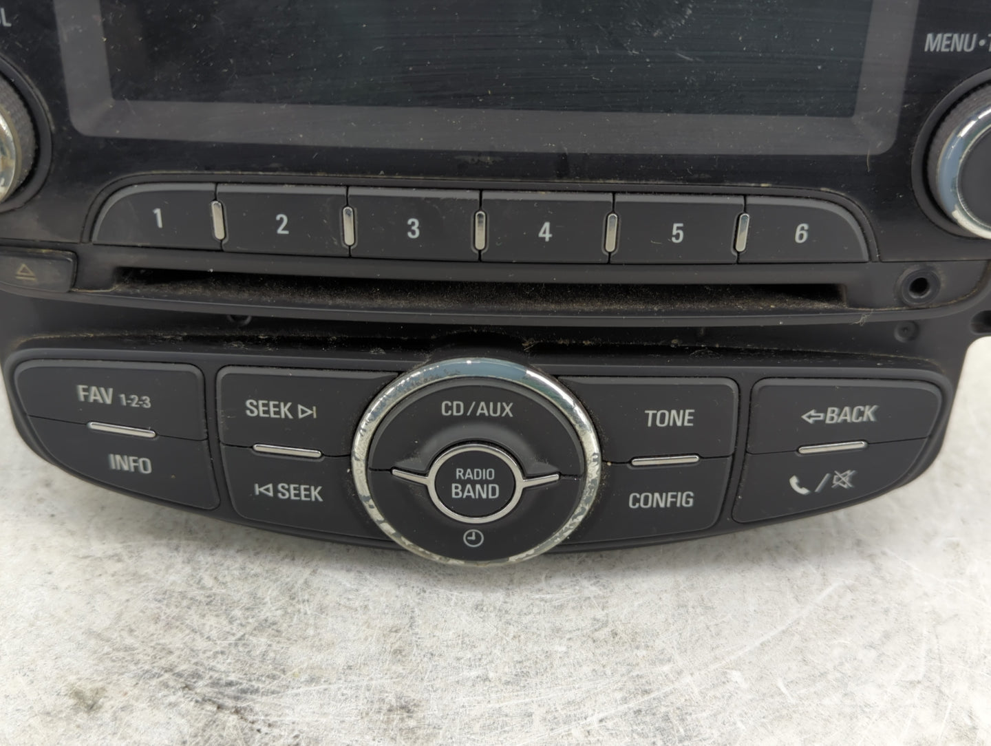 2012 Chevrolet Sonic Radio AM FM Cd Player Receiver Replacement P/N:95179057 95909138 Fits OEM Used Auto Parts - Oemusedauto