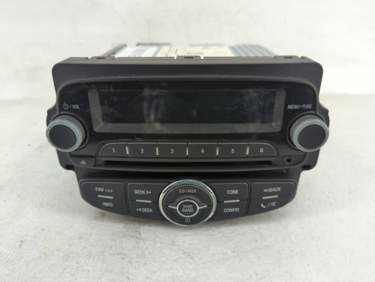 2012 Chevrolet Sonic Radio AM FM Cd Player Receiver Replacement P/N:95179057 Fits OEM Used Auto Parts - Oemusedautoparts1.co