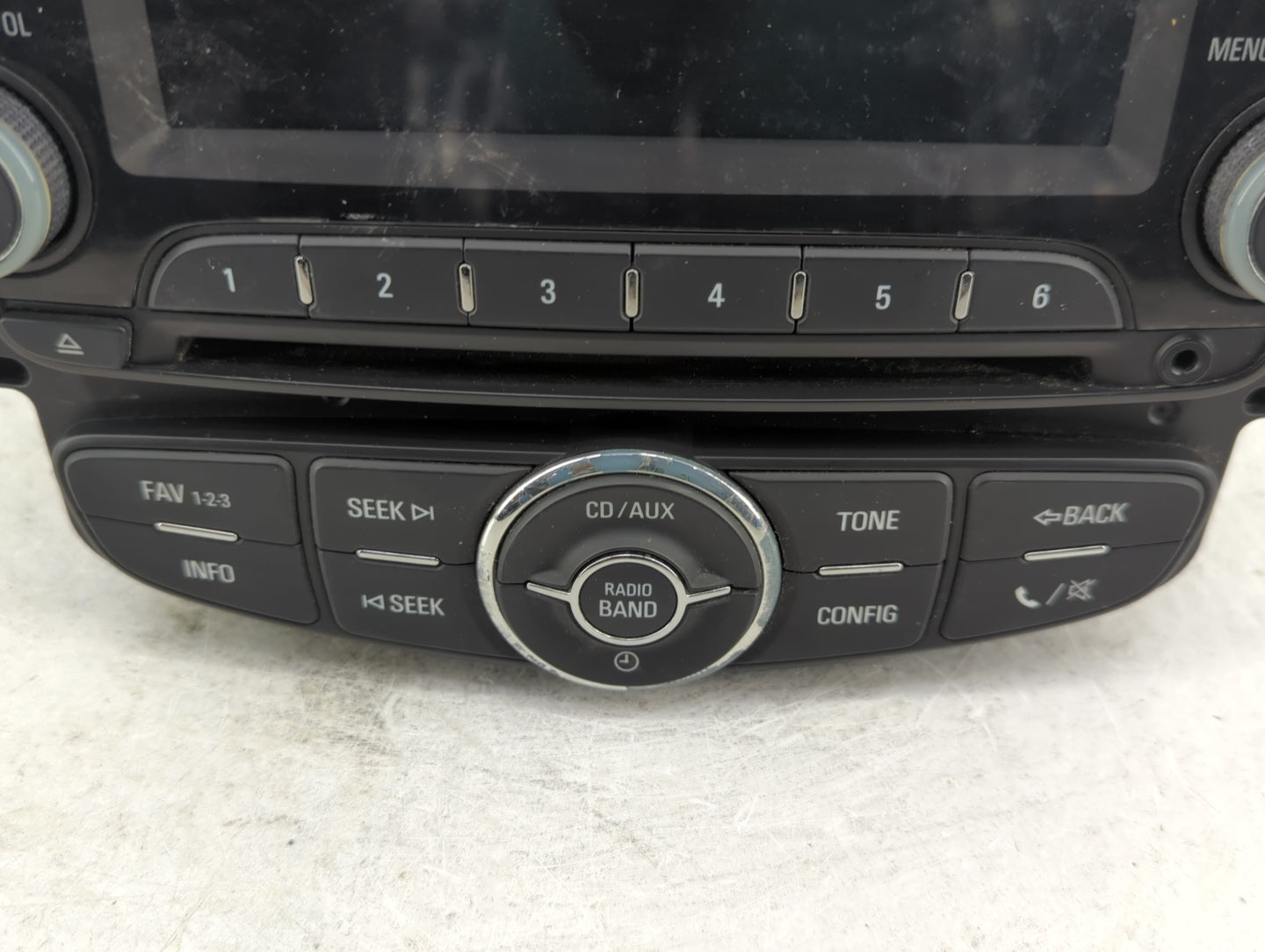 2012 Chevrolet Sonic Radio AM FM Cd Player Receiver Replacement P/N:95179057 Fits OEM Used Auto Parts - Oemusedautoparts1.co