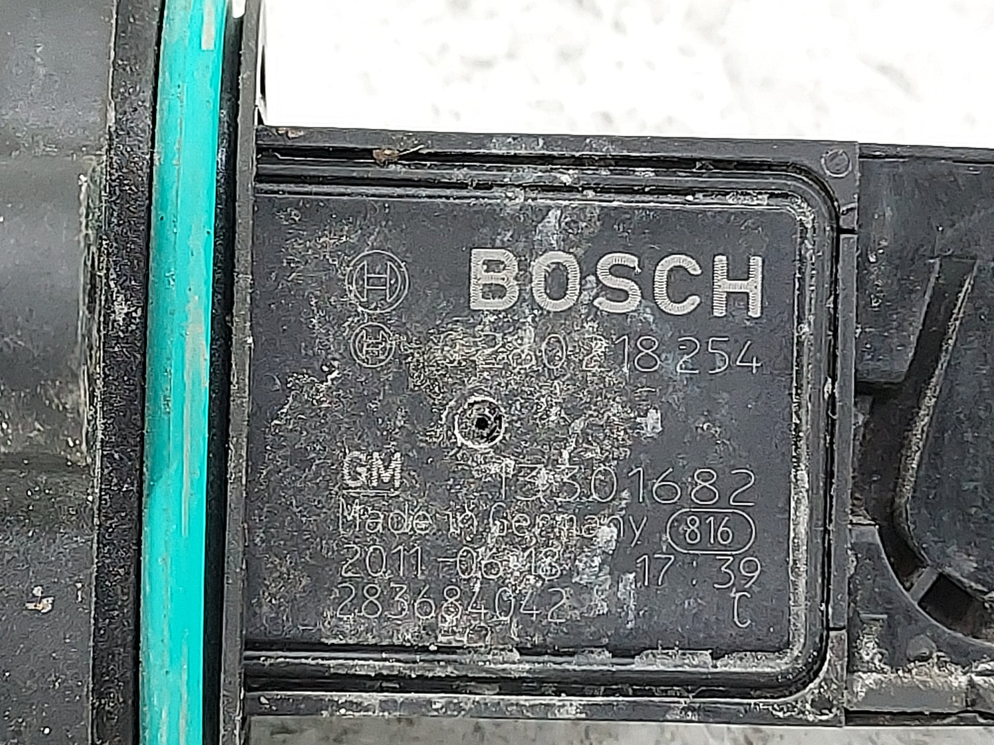 2012-2012 Chevrolet Sonic Mass Air Flow Meter Maf 1486882 - Oemusedautoparts1.com