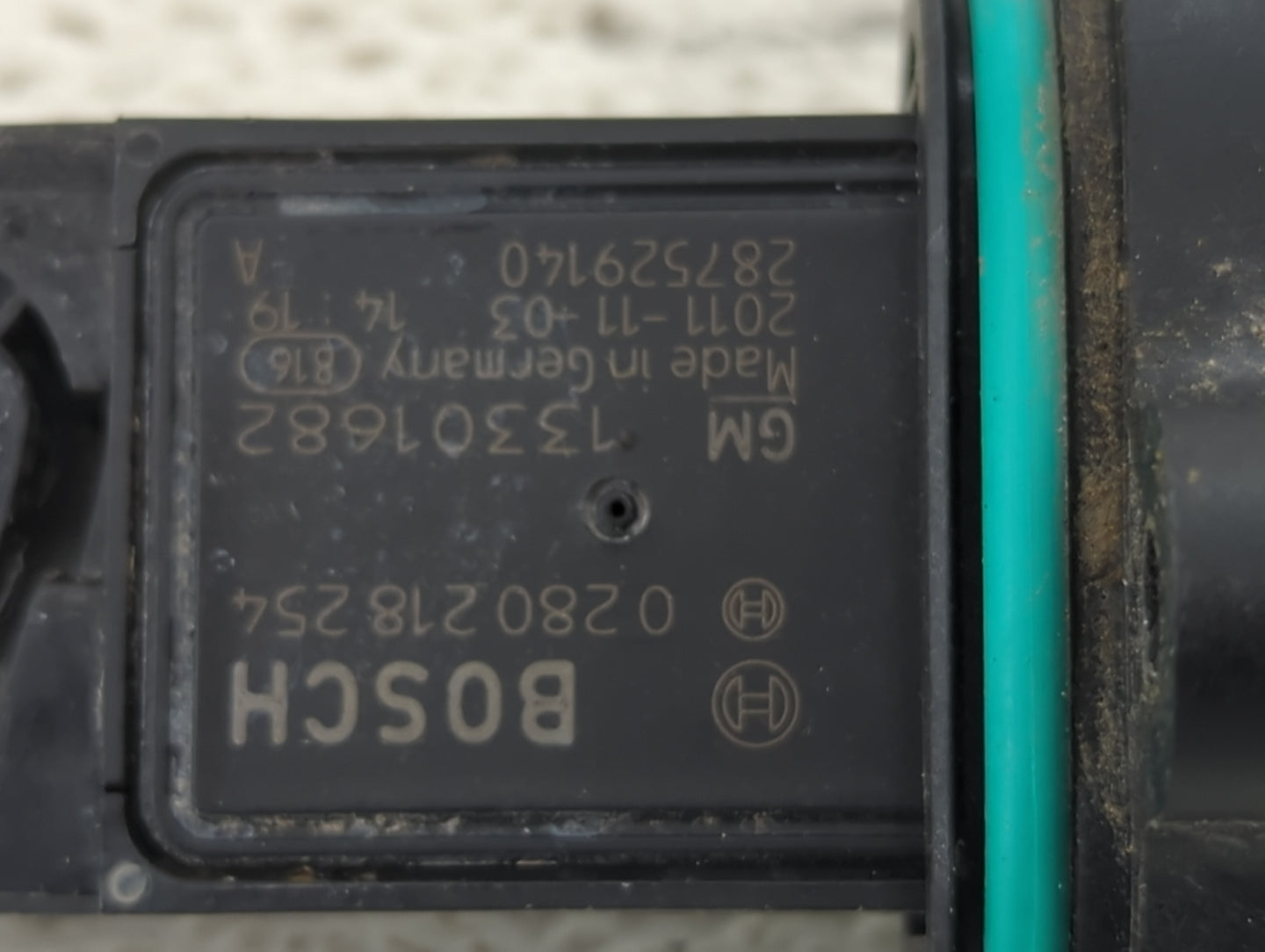 2012-2012 Chevrolet Sonic Mass Air Flow Meter Maf 1487602 - Oemusedautoparts1.com