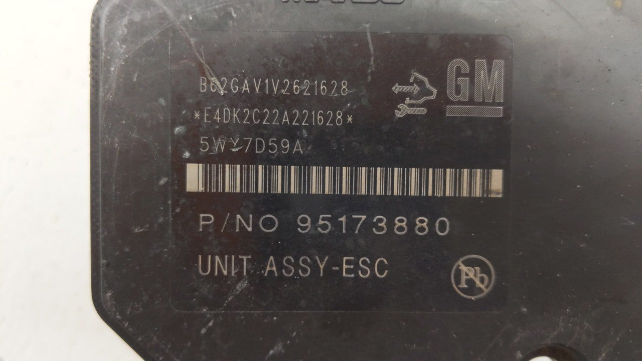 2012-2013 Chevrolet Sonic ABS Pump Control Module Replacement P/N:95173880 95104537 Fits Fits 2012 2013 OEM Used Auto Parts 