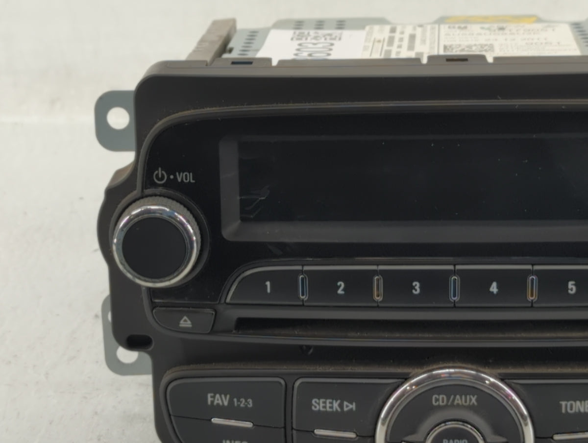 2012-2012 Chevrolet Sonic Am Fm Cd Player Radio Receiver 458603 - Oemusedautoparts1.com