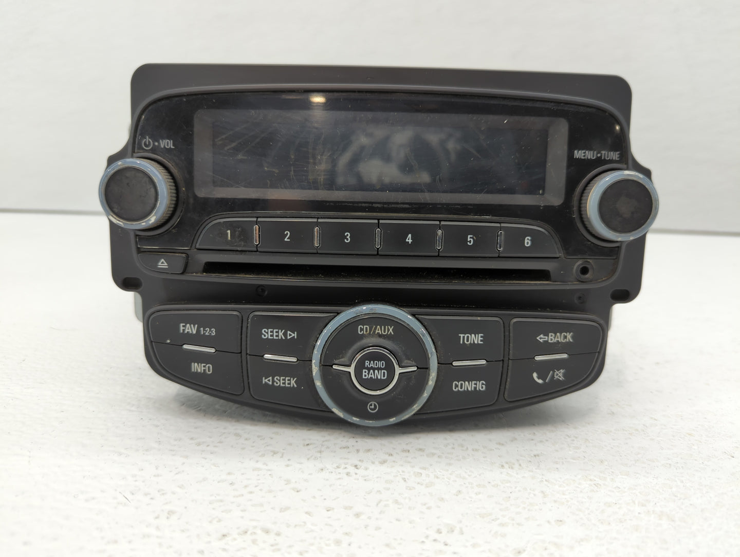 2012 Chevrolet Sonic Radio AM FM Cd Player Receiver Replacement P/N:95909138 95179057 Fits OEM Used Auto Parts - Oemusedauto