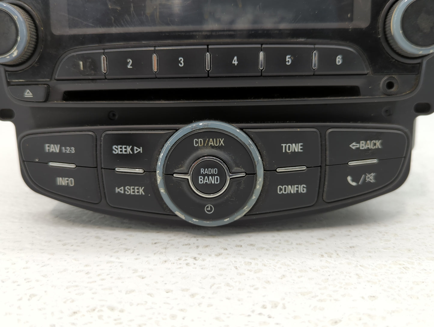 2012 Chevrolet Sonic Radio AM FM Cd Player Receiver Replacement P/N:95909138 95179057 Fits OEM Used Auto Parts - Oemusedauto
