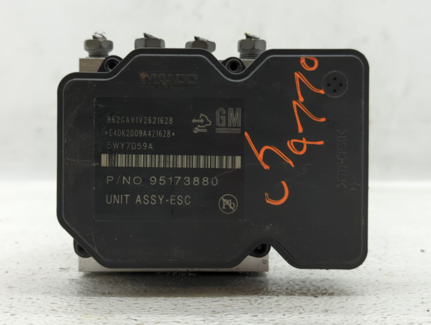2012-2013 Chevrolet Sonic ABS Pump Control Module Replacement P/N:95173880 Fits Fits 2012 2013 OEM Used Auto Parts - Oemused