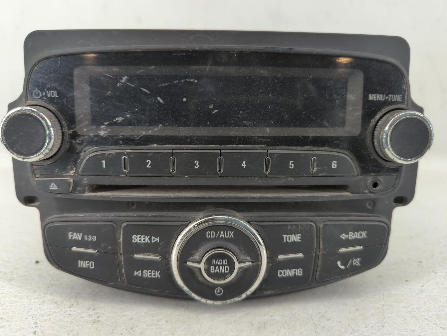 2012 Chevrolet Sonic Radio AM FM Cd Player Receiver Replacement P/N:95179051 Fits OEM Used Auto Parts - Oemusedautoparts1.co
