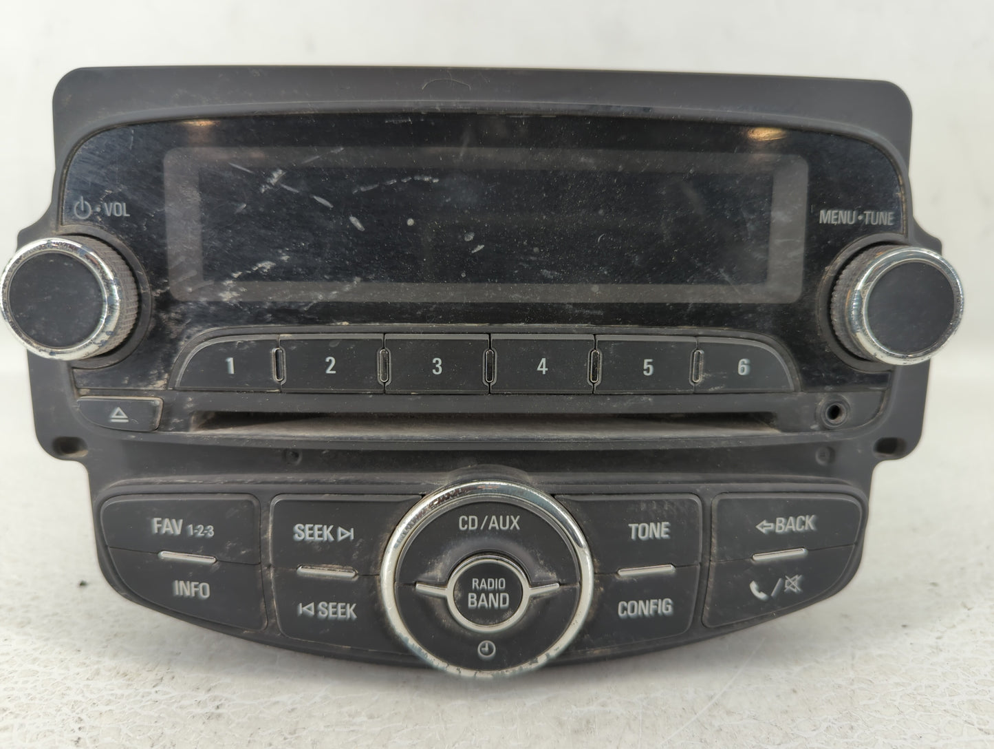 2012 Chevrolet Sonic Radio AM FM Cd Player Receiver Replacement P/N:95179051 Fits OEM Used Auto Parts - Oemusedautoparts1.co