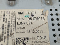 2012 Chevrolet Sonic Radio AM FM Cd Player Receiver Replacement P/N:95179018 Fits OEM Used Auto Parts - Oemusedautoparts1.co