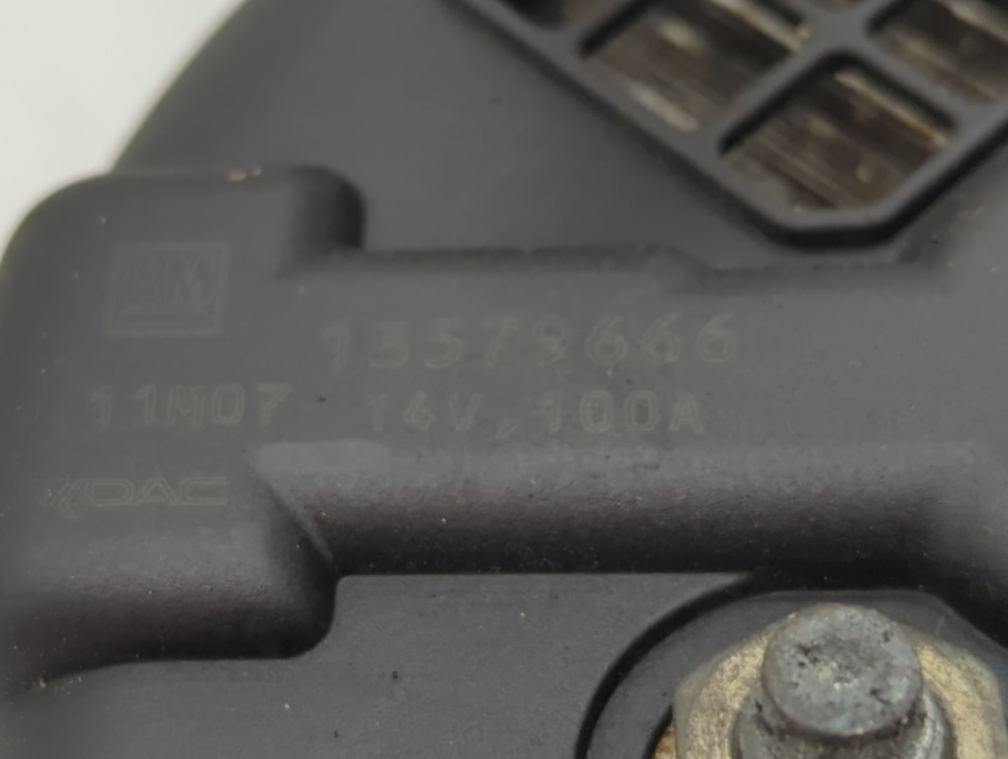 2012-2018 Chevrolet Sonic Alternator Replacement Generator Charging Assembly Engine OEM P/N:11M07 13579666 Fits OEM Used Aut