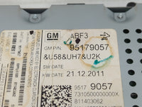2012 Chevrolet Sonic Radio AM FM Cd Player Receiver Replacement P/N:95179057 Fits OEM Used Auto Parts - Oemusedautoparts1.co