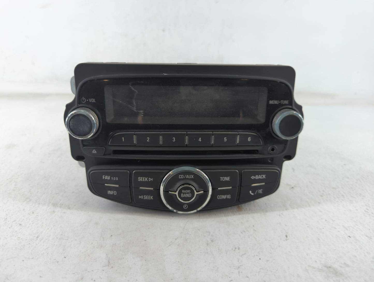 2012 Chevrolet Sonic Radio AM FM Cd Player Receiver Replacement P/N:95179057 Fits OEM Used Auto Parts - Oemusedautoparts1.co