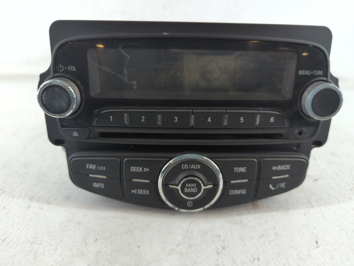 2012 Chevrolet Sonic Radio AM FM Cd Player Receiver Replacement P/N:95179057 Fits OEM Used Auto Parts - Oemusedautoparts1.co