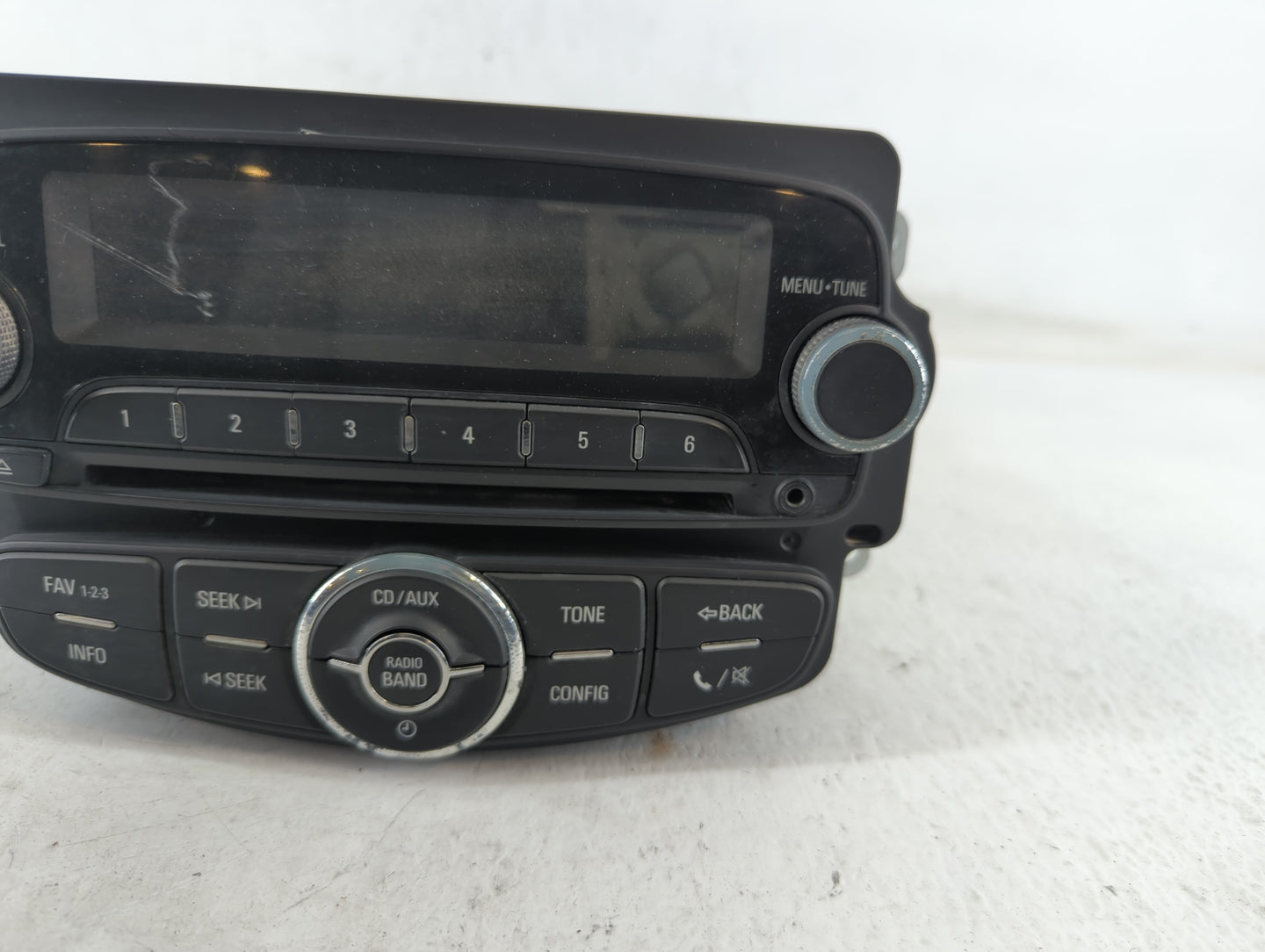 2012 Chevrolet Sonic Radio AM FM Cd Player Receiver Replacement P/N:95179057 Fits OEM Used Auto Parts - Oemusedautoparts1.co