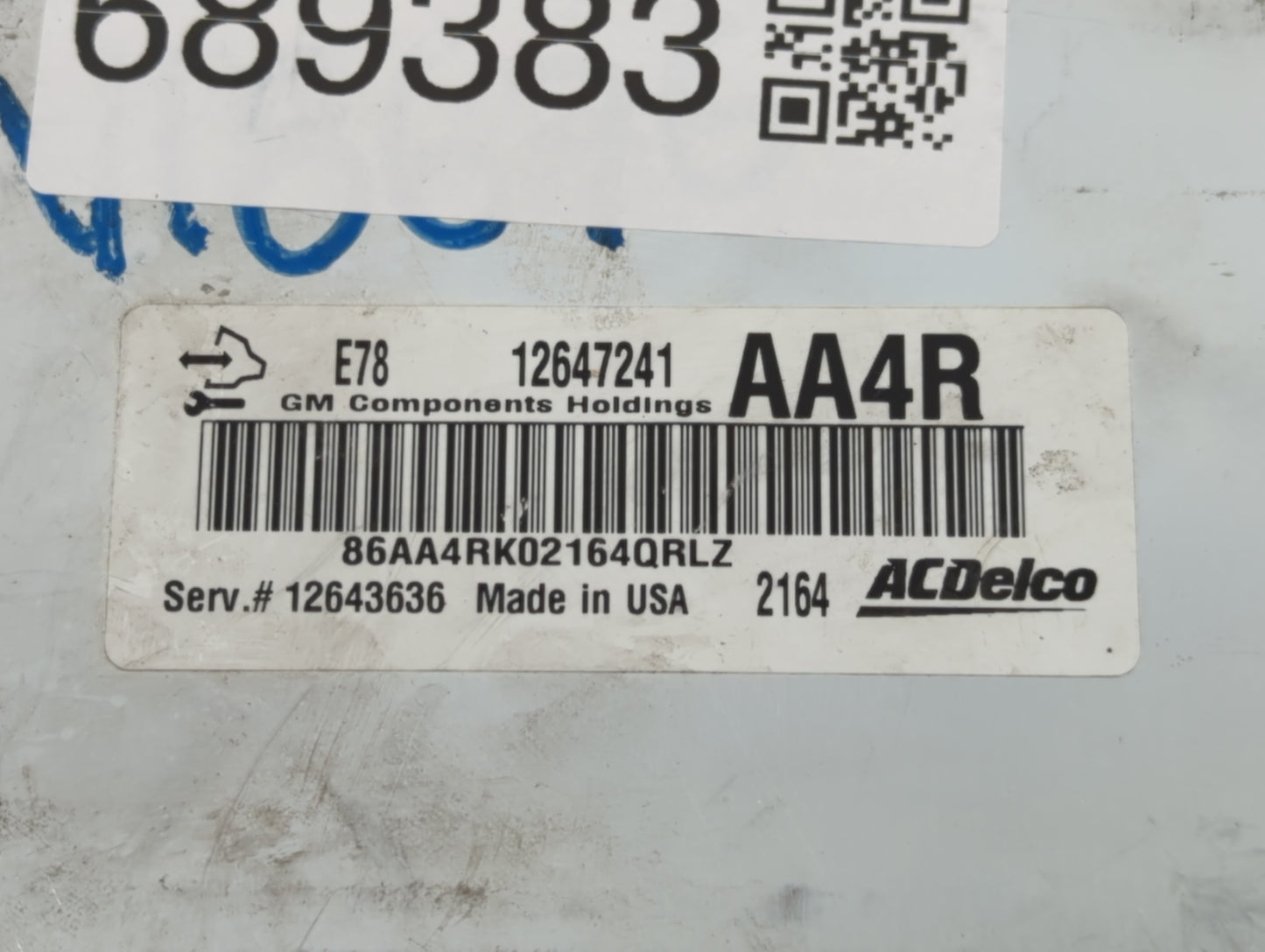 2012-2016 Chevrolet Sonic PCM Engine Control Computer ECU ECM PCU OEM P/N:12647241 12643636 Fits OEM Used Auto Parts - Oemus