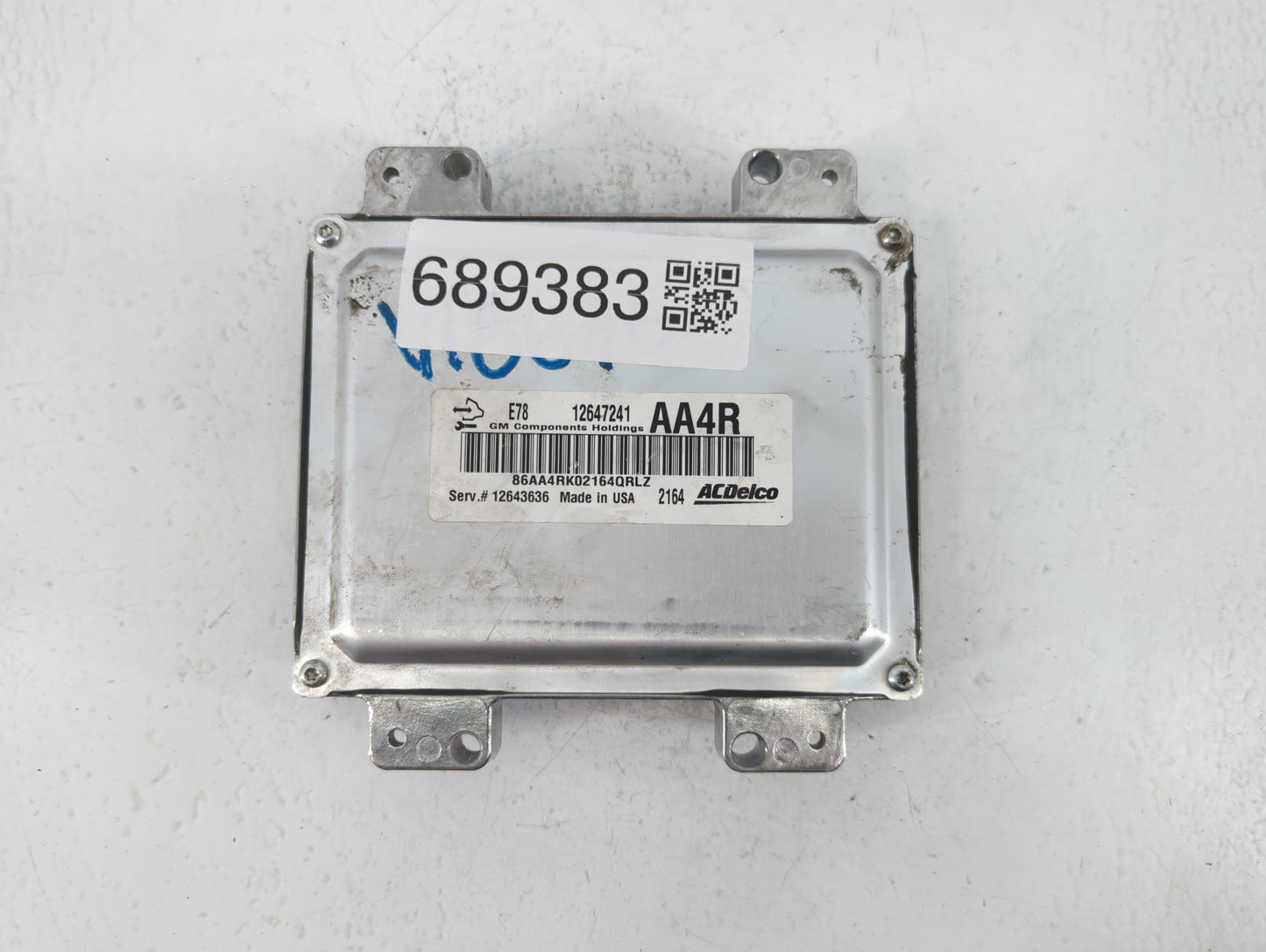 2012-2016 Chevrolet Sonic PCM Engine Control Computer ECU ECM PCU OEM P/N:12647241 12643636 Fits OEM Used Auto Parts - Oemus
