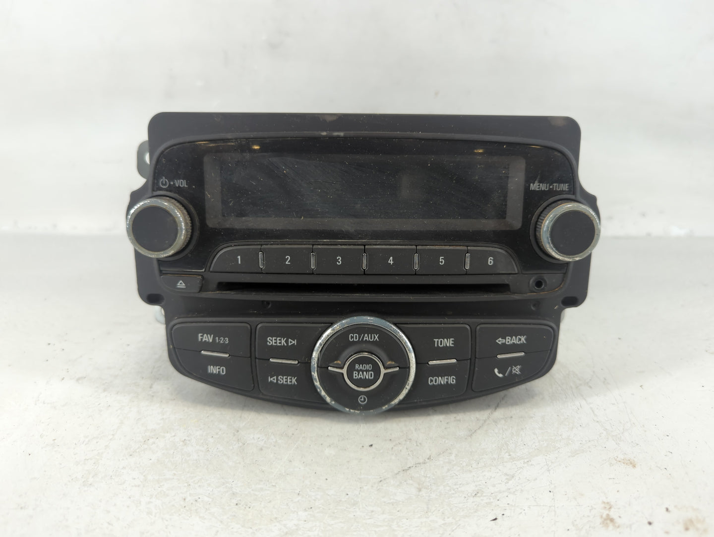2012 Chevrolet Sonic Radio AM FM Cd Player Receiver Replacement P/N:95179057 Fits OEM Used Auto Parts - Oemusedautoparts1.co