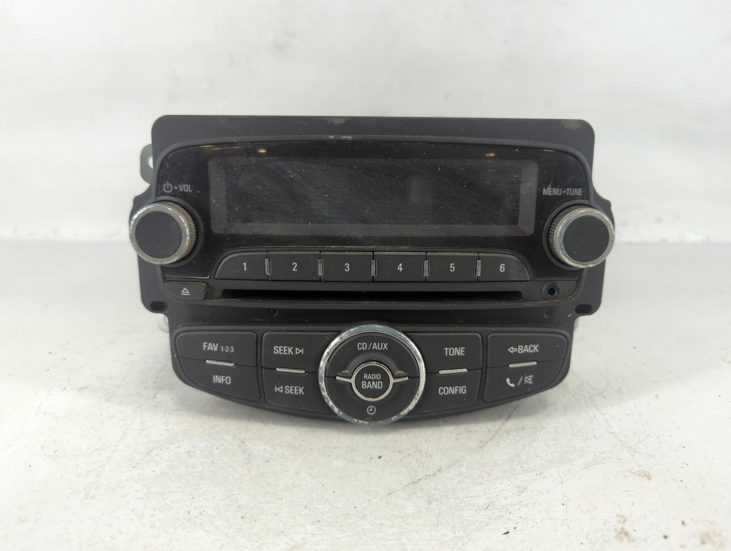2012 Chevrolet Sonic Radio AM FM Cd Player Receiver Replacement P/N:95179057 Fits OEM Used Auto Parts - Oemusedautoparts1.co