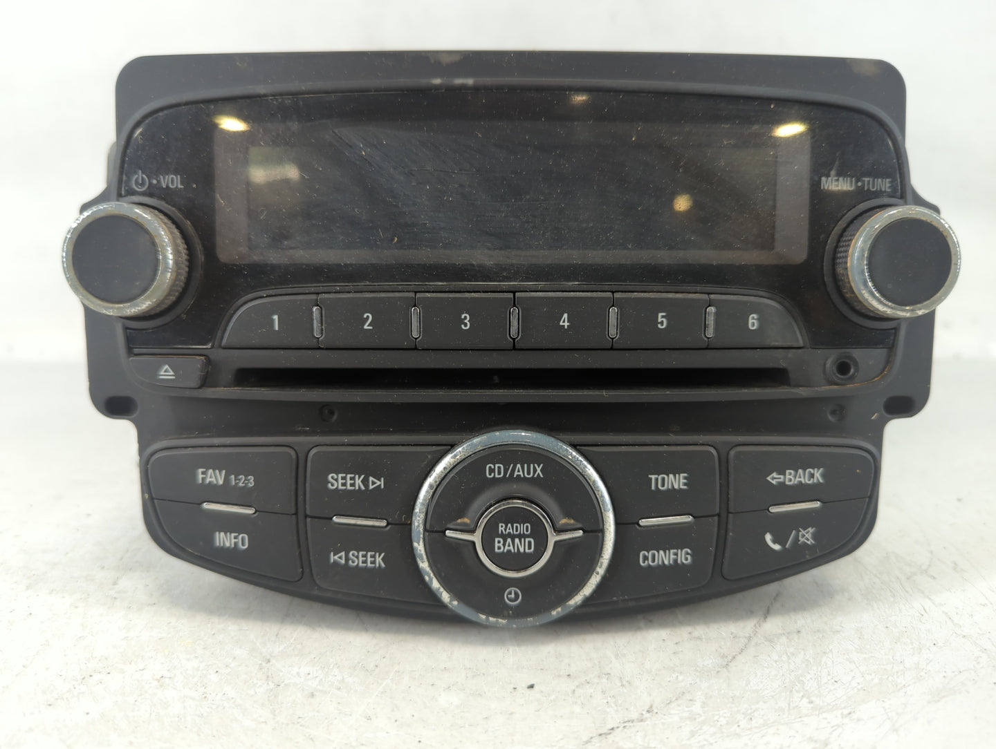 2012 Chevrolet Sonic Radio AM FM Cd Player Receiver Replacement P/N:95179057 Fits OEM Used Auto Parts - Oemusedautoparts1.co