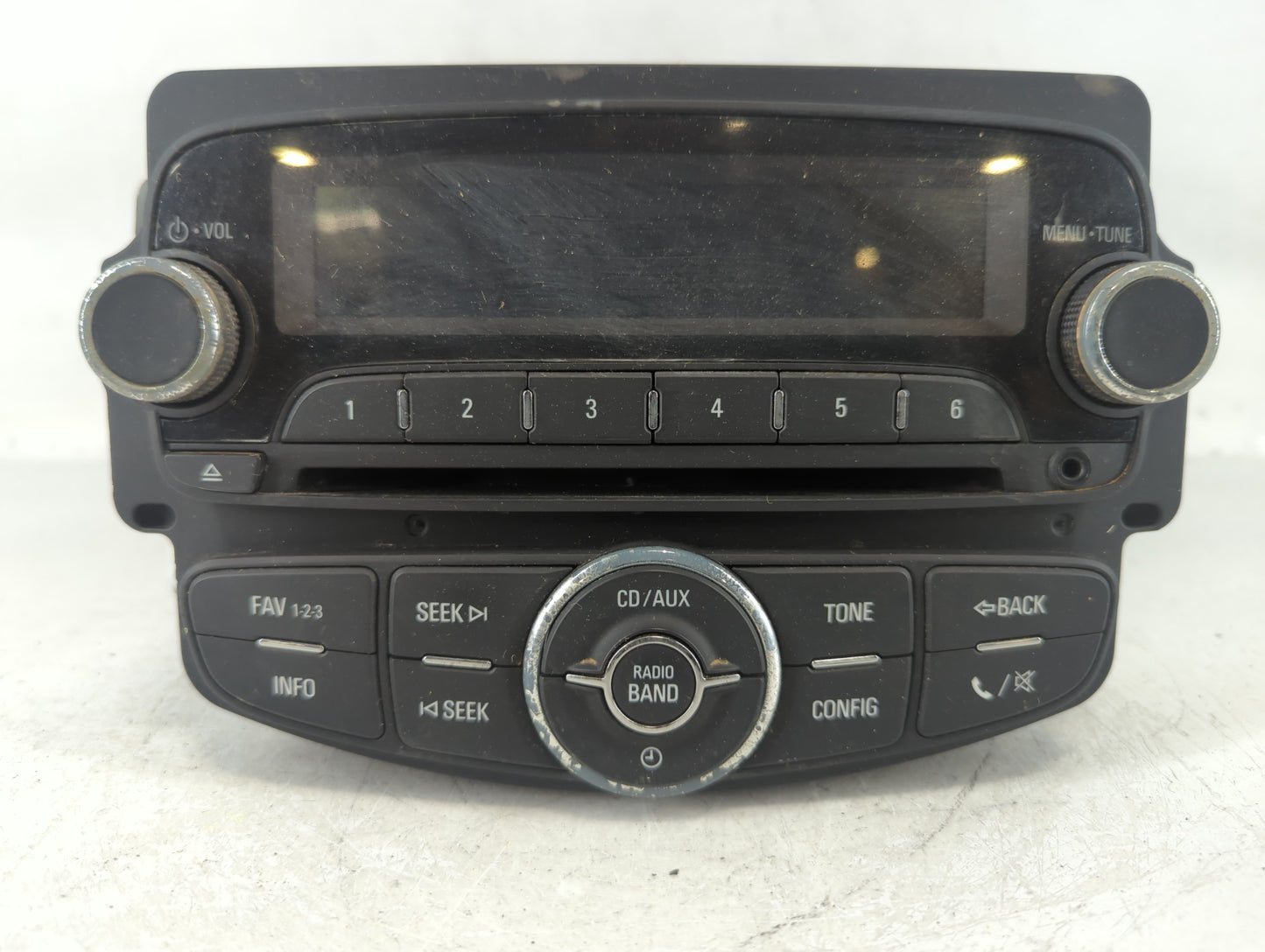 2012 Chevrolet Sonic Radio AM FM Cd Player Receiver Replacement P/N:95179057 Fits OEM Used Auto Parts - Oemusedautoparts1.co
