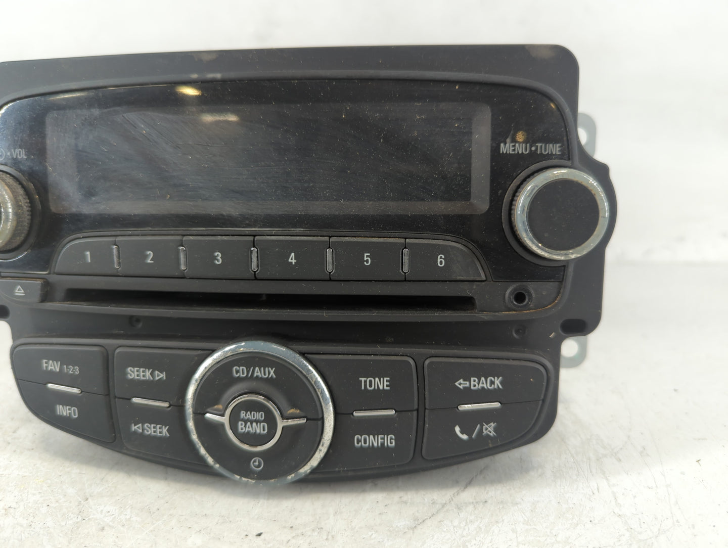 2012 Chevrolet Sonic Radio AM FM Cd Player Receiver Replacement P/N:95179057 Fits OEM Used Auto Parts - Oemusedautoparts1.co