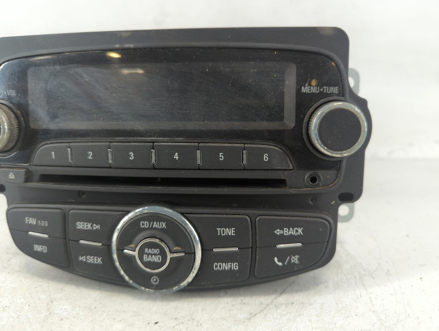 2012 Chevrolet Sonic Radio AM FM Cd Player Receiver Replacement P/N:95179057 Fits OEM Used Auto Parts - Oemusedautoparts1.co