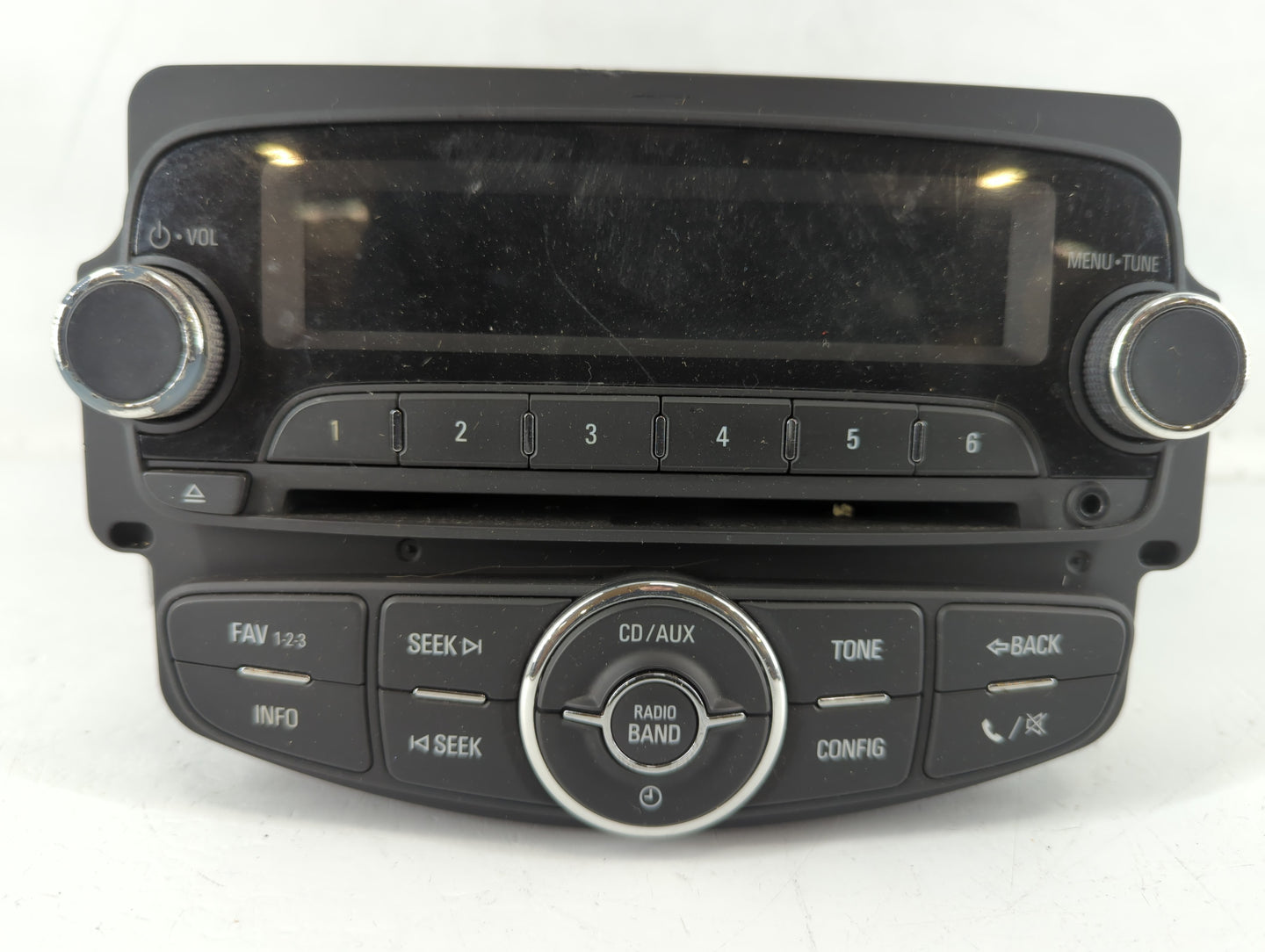 2012 Chevrolet Sonic Radio AM FM Cd Player Receiver Replacement P/N:95179057 Fits OEM Used Auto Parts - Oemusedautoparts1.co